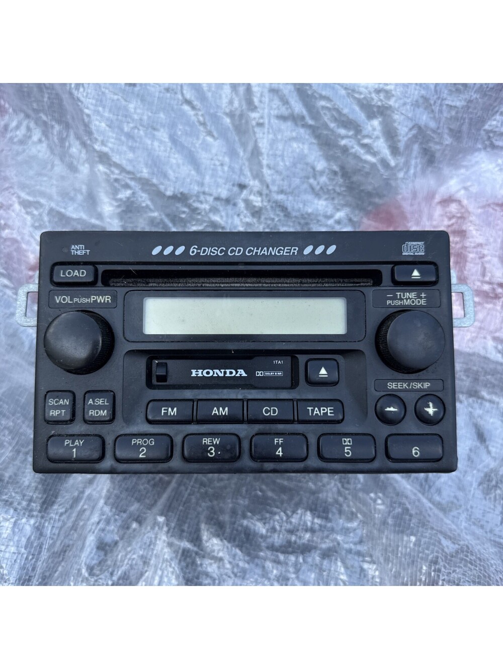 ⭐01-02 Honda Accord Radio 6 Disc CD Cassette 39100-S84-A300 OEM⭐ WH